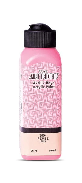Artdeco Akrilik Boya 140 ml 3604 Pembe - Görsel 1