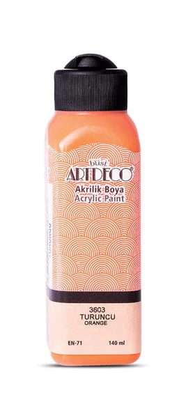 Artdeco Akrilik Boya 140 ml 3603 Turuncu - Görsel 1