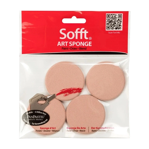 PanPastel Sofft Uygulama Süngeri 4 Round Set - Görsel 1