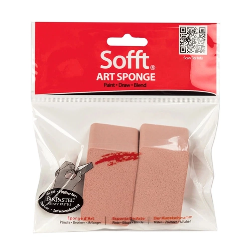 PanPastel Sofft Uygulama Süngeri 2 Angle Slice Flat Set - Görsel 1