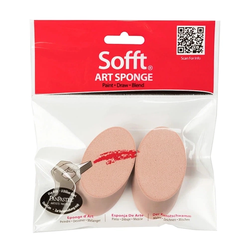PanPastel Sofft Uygulama Süngeri 2 Angle Slice Round Set - Görsel 1