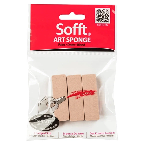PanPastel Sofft Uygulama Süngeri 3 Sponge Bar Flat Set - Görsel 1