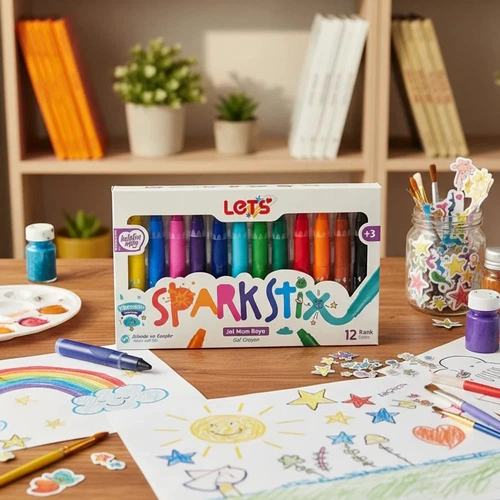 Lets Spark Stix Jel Mum Boya 12 Renk - Görsel 1
