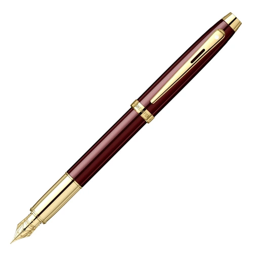 Sheaffer 100 Serisi Dolma Kalem M Uç Kahverengi Altın 9370-0 - Görsel 1