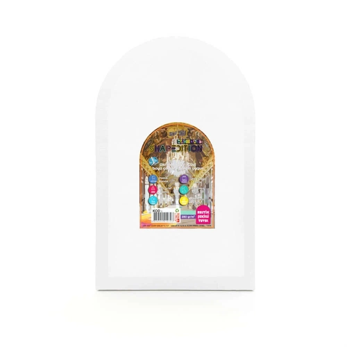 Magic Art Rustik Şekilli Tuval 40x25 cm - Görsel 1