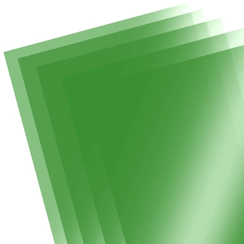 A4 PVC Asetat 160 Micron Şeffaf Yeşil - Görsel 1