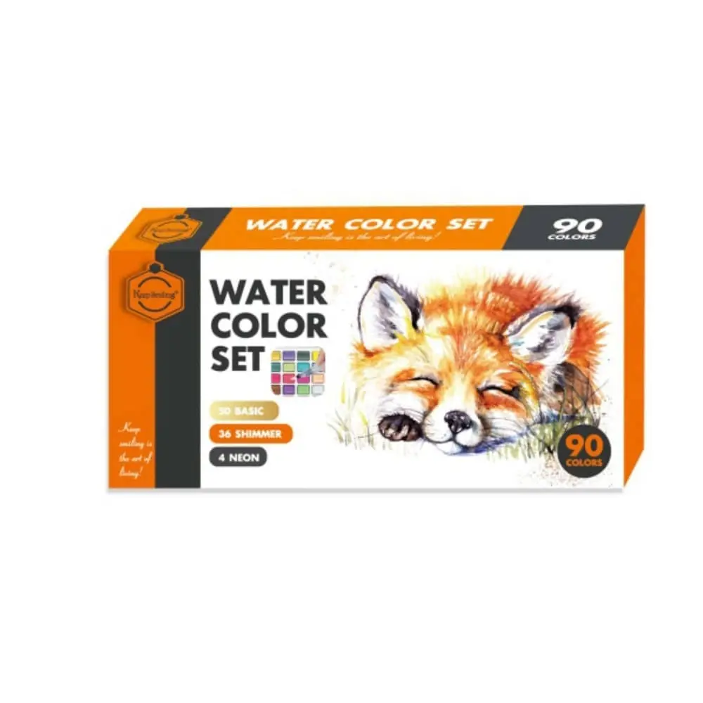 Keep Smiling Tablet Sulu Boya 90 Renk Metal Kutu + Aksesuarlar - Görsel 2