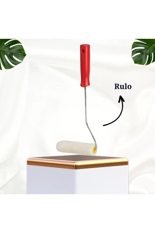 Kadife Rulo + Rulo Kabı + Zemin Fırçası Seti - Görsel 5