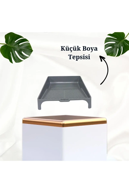 Kadife Rulo + Rulo Kabı + Zemin Fırçası Seti - Görsel 3