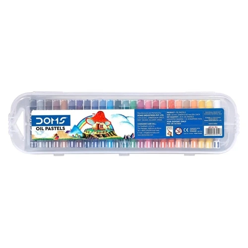 Doms Pastel Boya 25 Renk Plastik Kutulu 7911 - Görsel 3