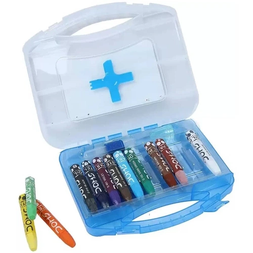 Doms Pastel Boya 12 Renk Plastik Kutulu 8414 - Görsel 2