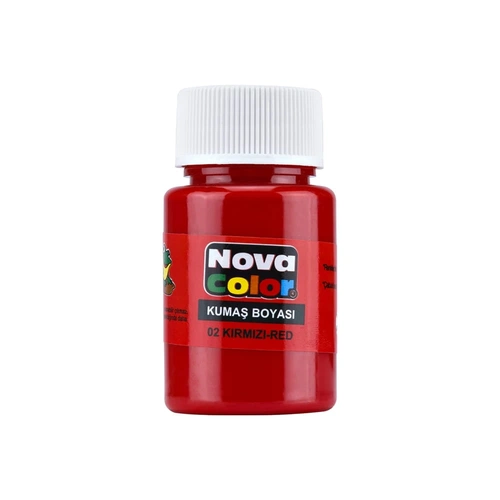 Nova Color Kumaş Boyası 30 ml Kırmızı - Görsel 1