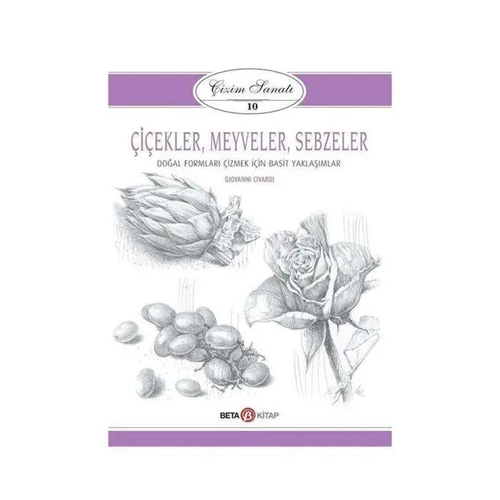 Çizim Sanatı 10 Çiçekler Meyveler Ve Sebzeler - Giovanni Civardi - Görsel 1