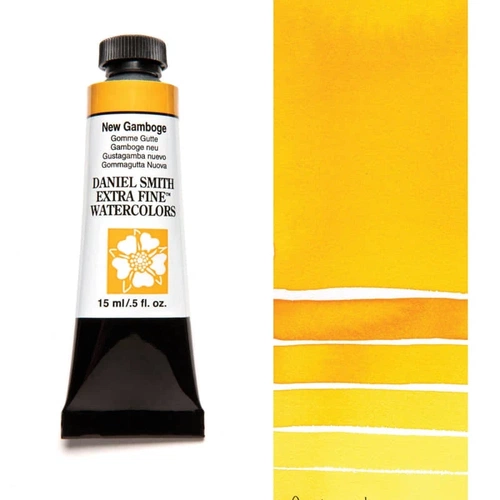 Daniel Smith Extra Fine Tüp Suluboya 15 ml Seri 1 New Gamboge - Görsel 1