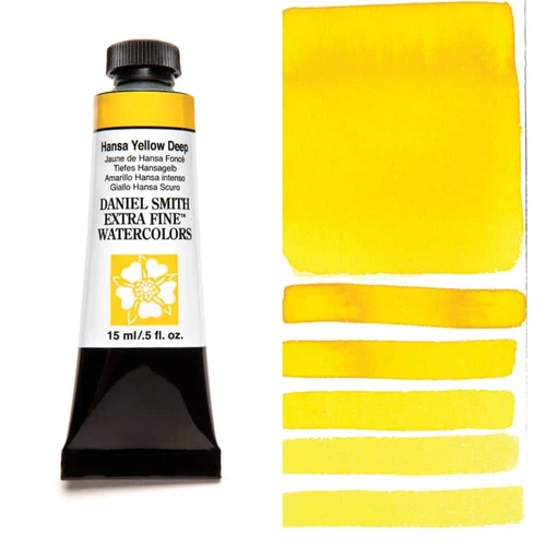 Daniel Smith Extra Fine Tüp Suluboya 15 ml Seri 1 Hansa Yellow Deep - Görsel 1