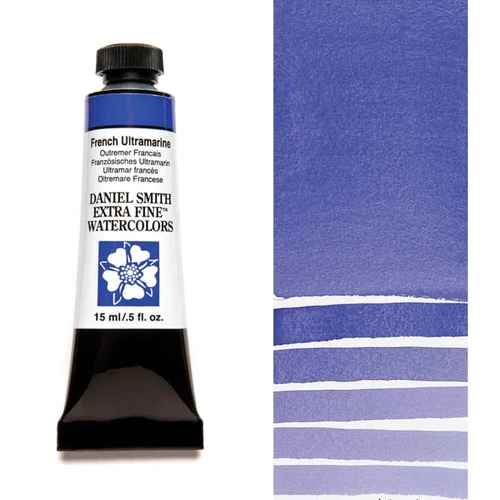 Daniel Smith Extra Fine Tüp Suluboya 15 ml Seri 2 French Ultramarine - Görsel 1