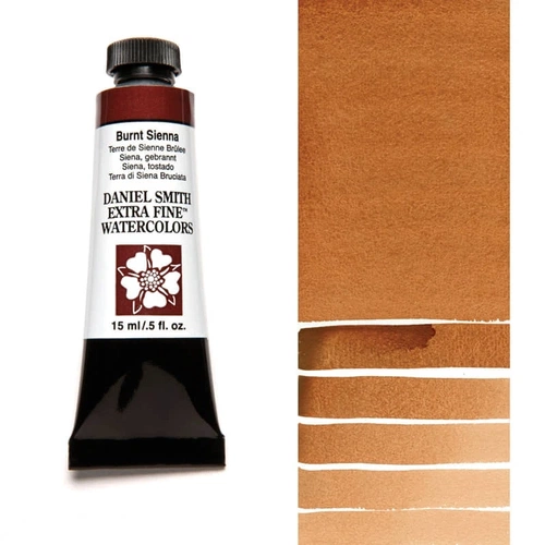 Daniel Smith Extra Fine Tüp Suluboya 15 ml Seri 1 Burnt Sienna - Görsel 1