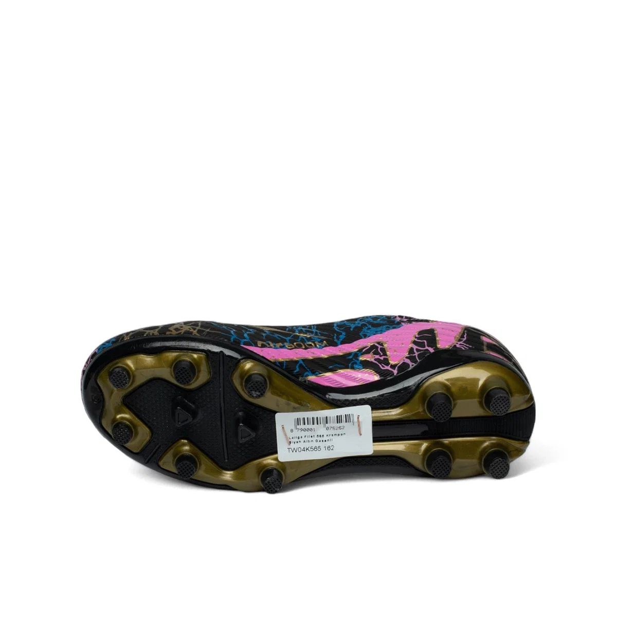 Laliga Filet 565 Krampon Siyah Altin Desenli