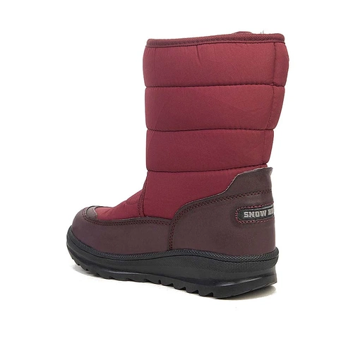 Le Petit Bot Filet 9031 Prşt Kar Desen Bordo - Görsel 3