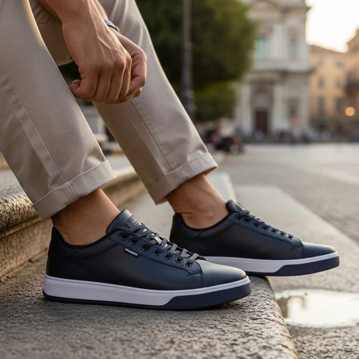 Atlanta Erkek 520 Cilt Lacivert Beyaz