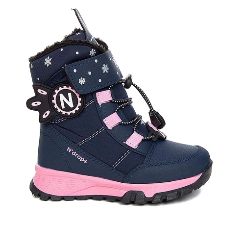 NDrops Patik KarBot 014 Lacivert Pembe - Görsel 1