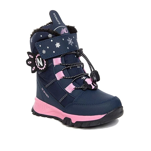 NDrops Patik KarBot 014 Lacivert Pembe - Görsel 2
