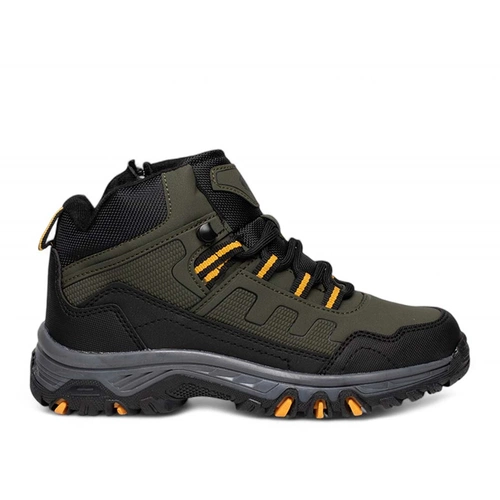 Magg Point Garson Bot 888 Cilt Haki Sarı - Görsel 1
