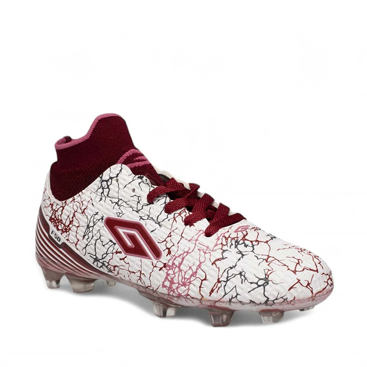 Dugana Erkek F50 Krampon Beyaz Bordo