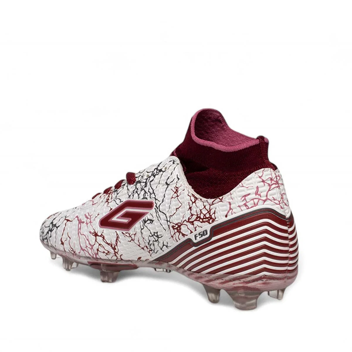 Dugana Erkek F50 Krampon Beyaz Bordo