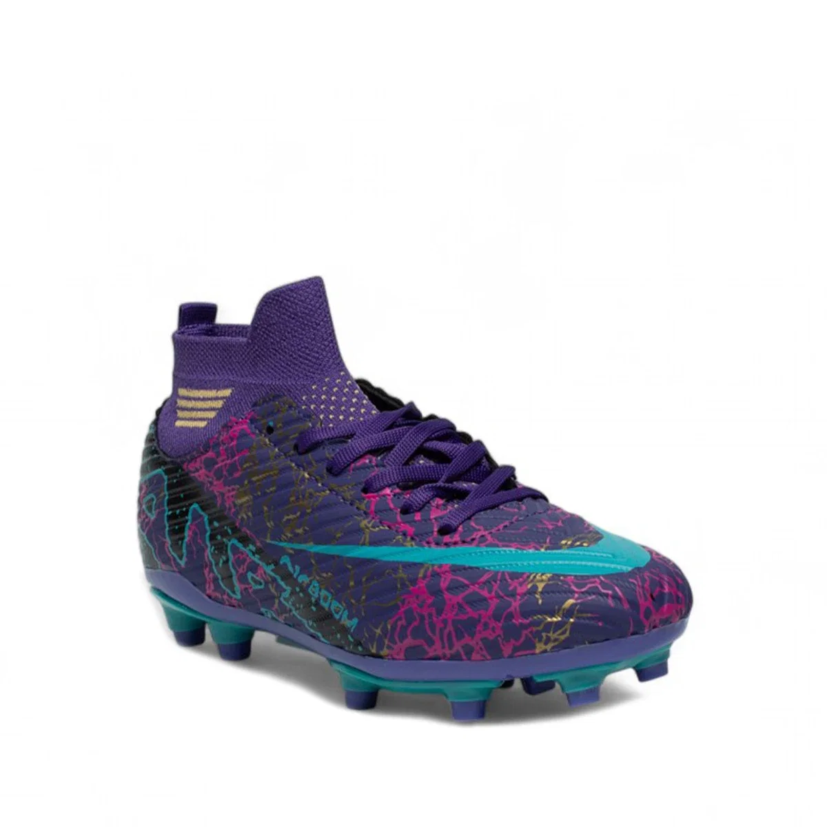 Laliga Garson 565 Krampon Mor Turkuaz Desenli