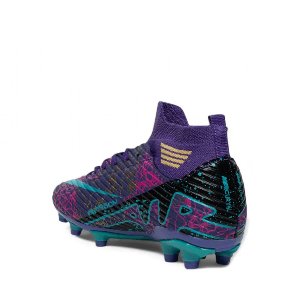 Laliga Garson 565 Krampon Mor Turkuaz Desenli