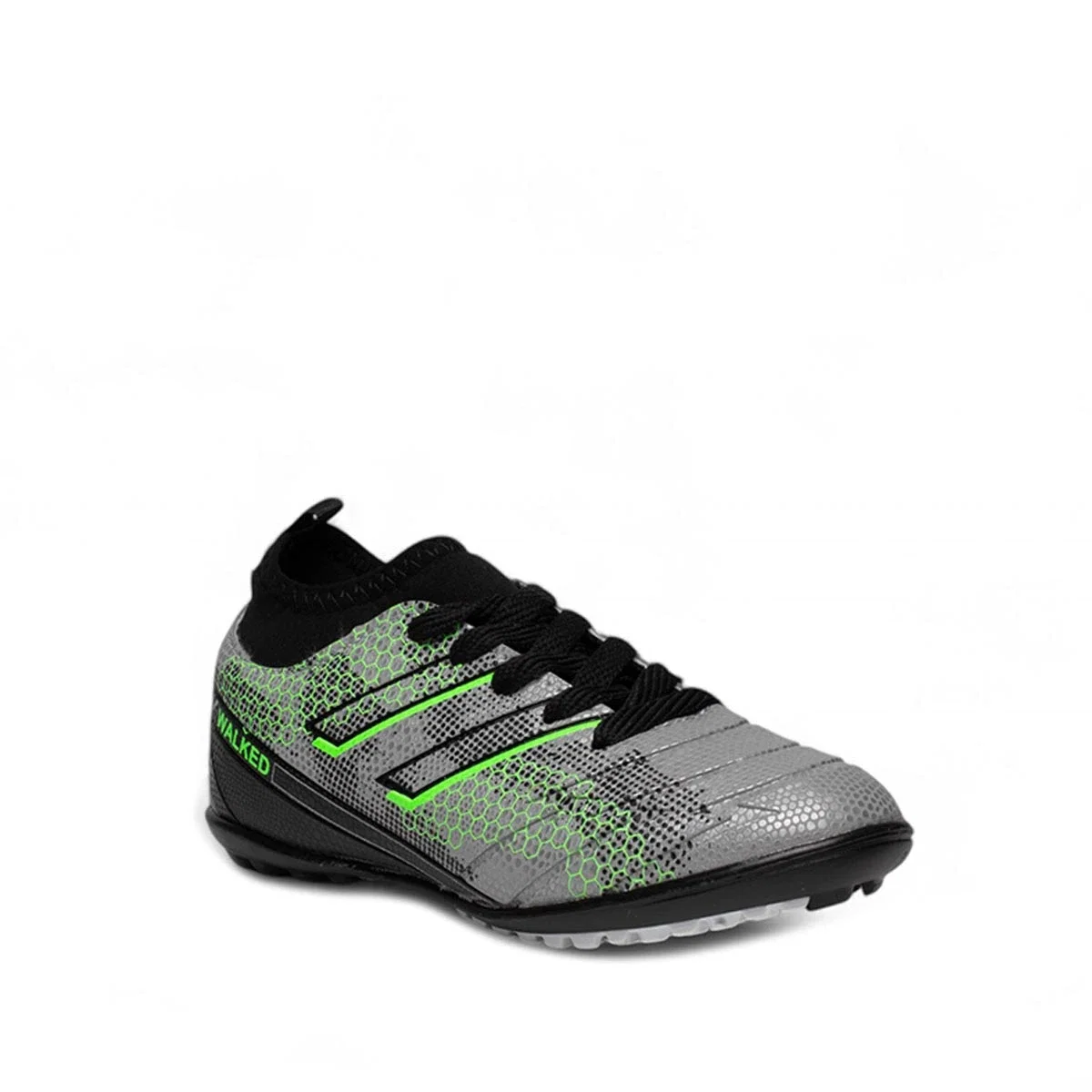 Walked Filet 107 Halı Saha Gümüş Siyah