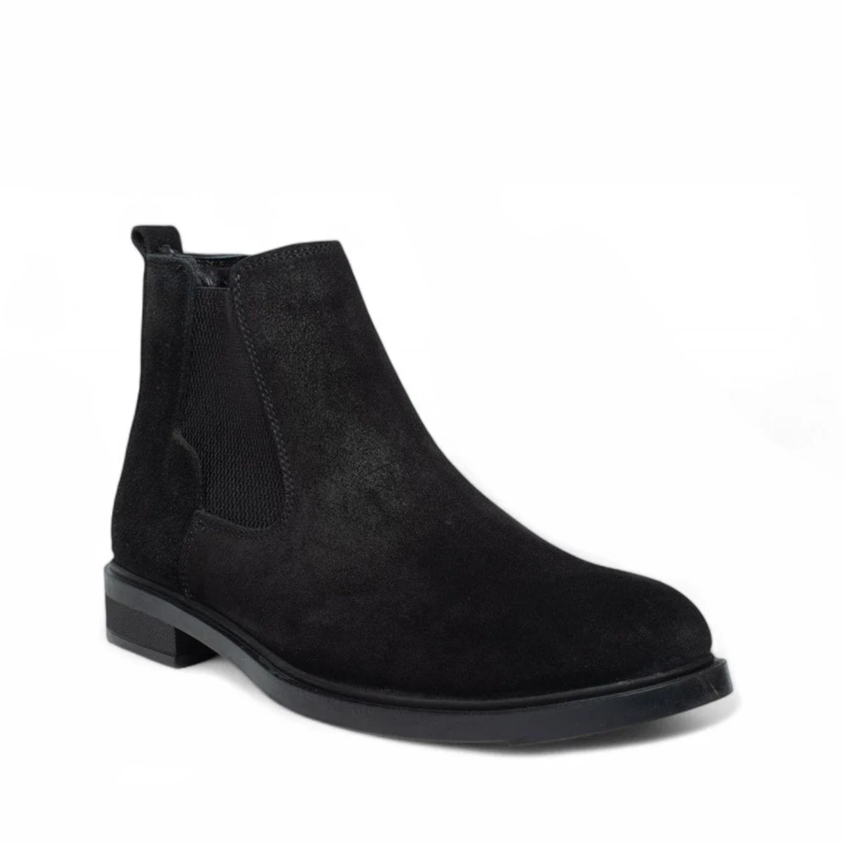 Moon Shoes Erkek Bot Deri 505 Süet Siyah