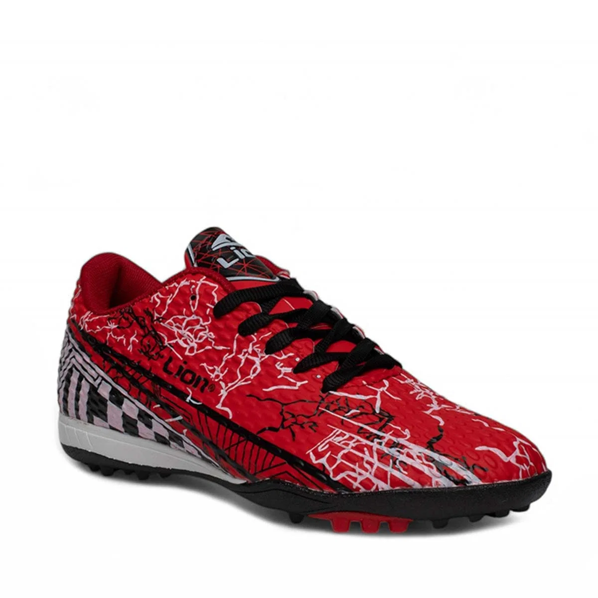 Lion Erkek 624 Halı Saha kırmızı Siyah