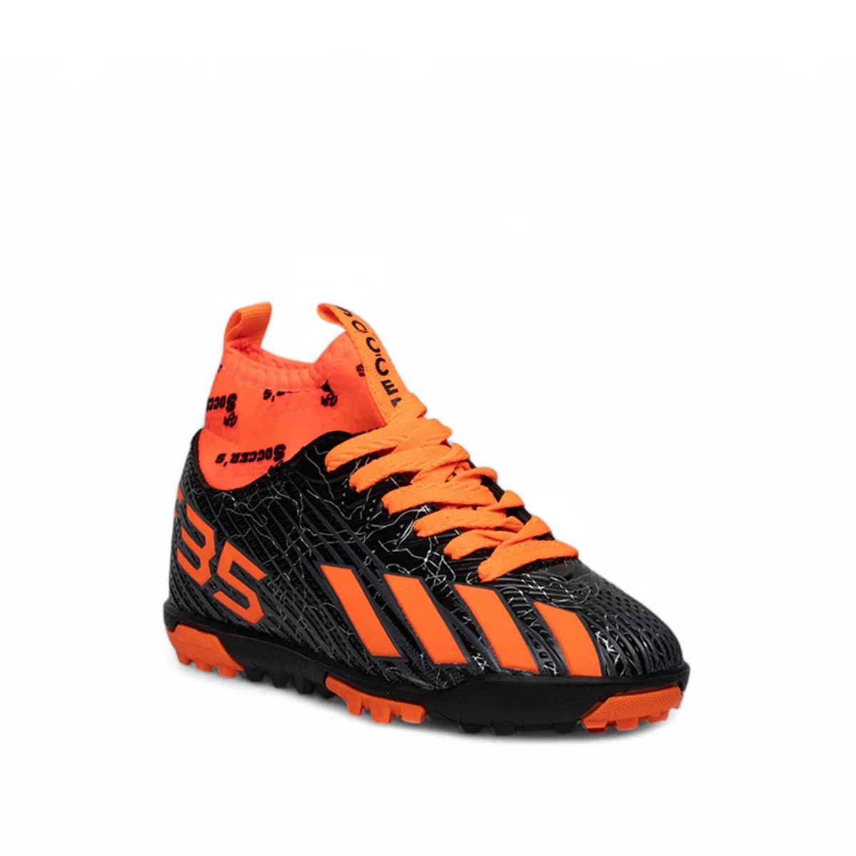 By Soccers Filet Halı Saha F35 Siyah Oranj