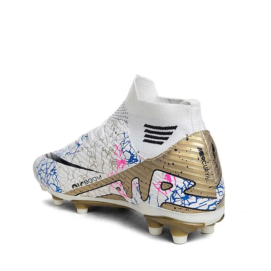 Laliga Erkek 565 Krampon Beyaz Altin Desen - Görsel 3