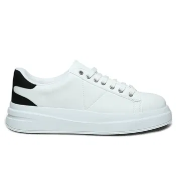 Conteyner Erkek 497 Karayel Beyaz Süet Siyah - Resim 1