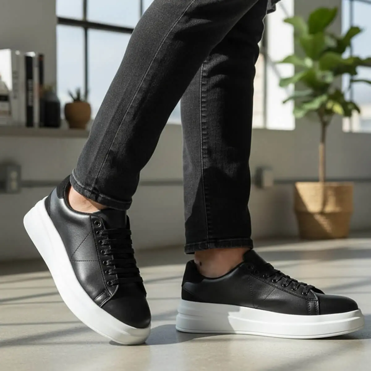 Conteyner Erkek 497 Karayel Siyah Süet Siyah