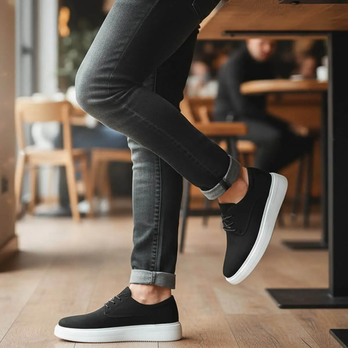 Conteyner Erkek 596 Süet Siyah - Görsel 1