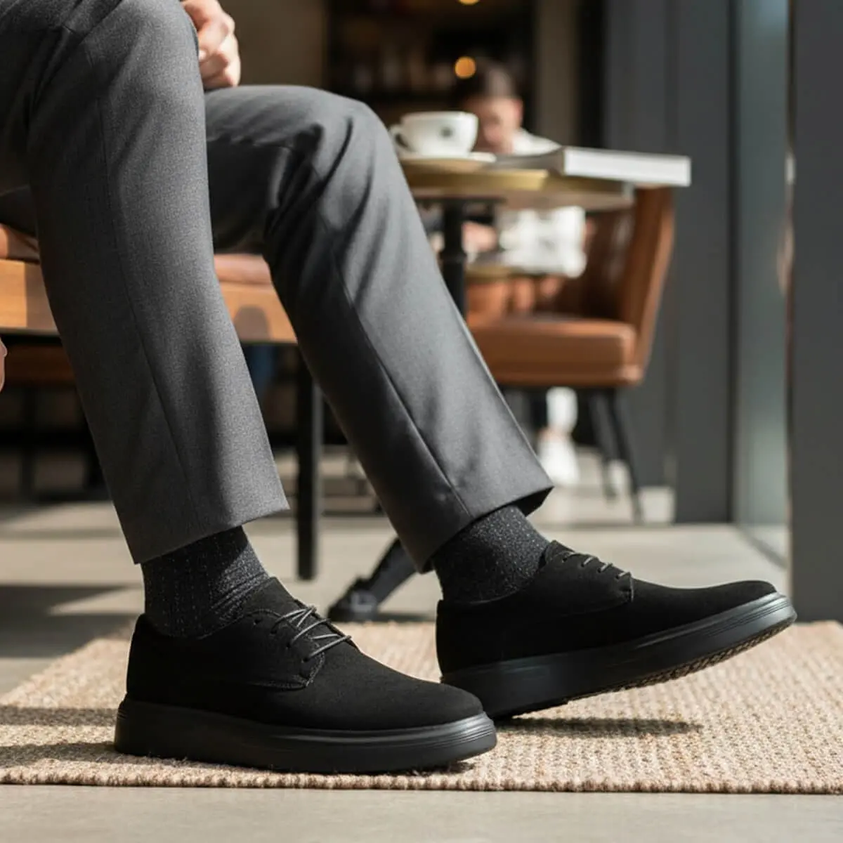 Conteyner Erkek 596 Süet Siyah Tbn Siyahh - Görsel 1