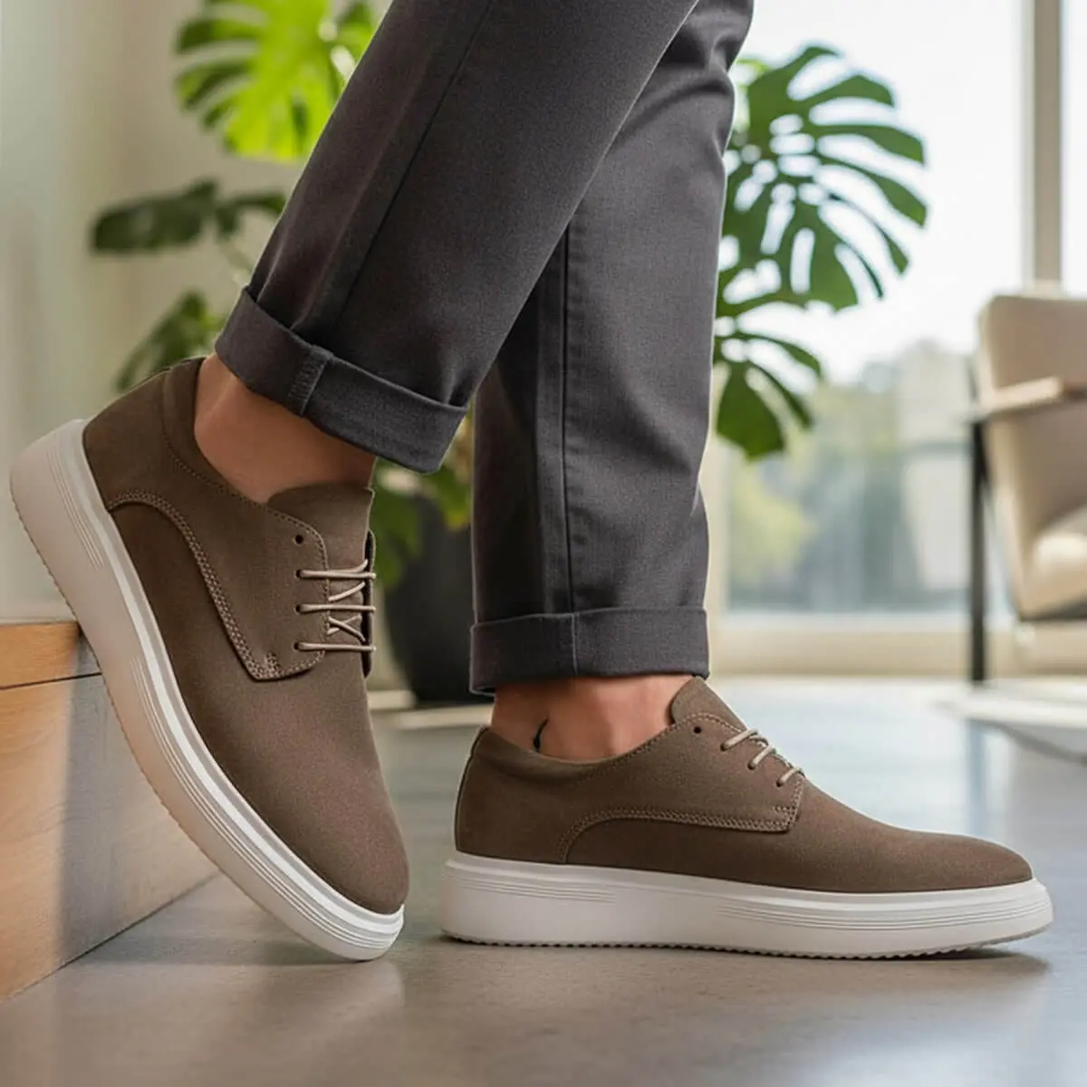 Conteyner Erkek 596 Süet Vizon