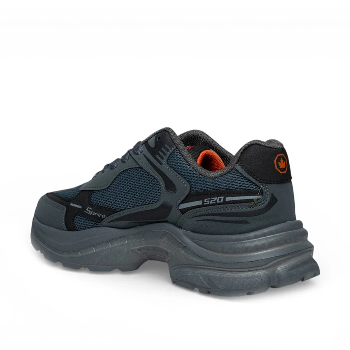 Wanderfull Erkek 4334 Anorak Füme Siyah Oranj - Görsel 3