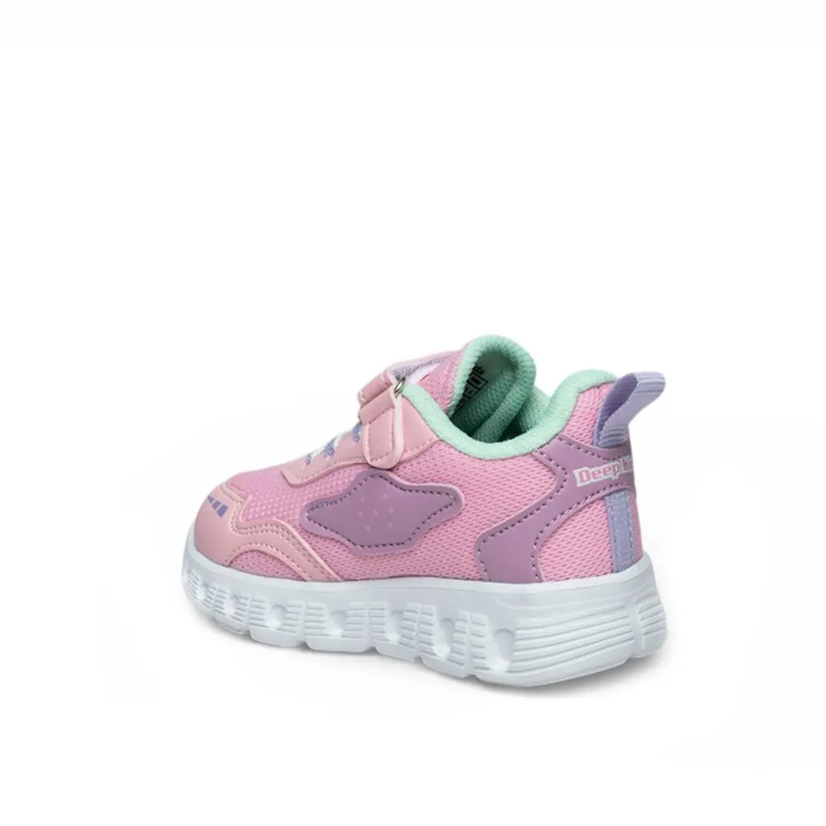 Deep Bebe 015 Anorak Işıklı Pembe S. Yeşil