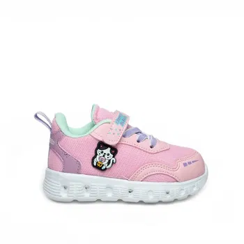 Deep Bebe 015 Anorak Işıklı Pembe S. Yeşil - Resim 1