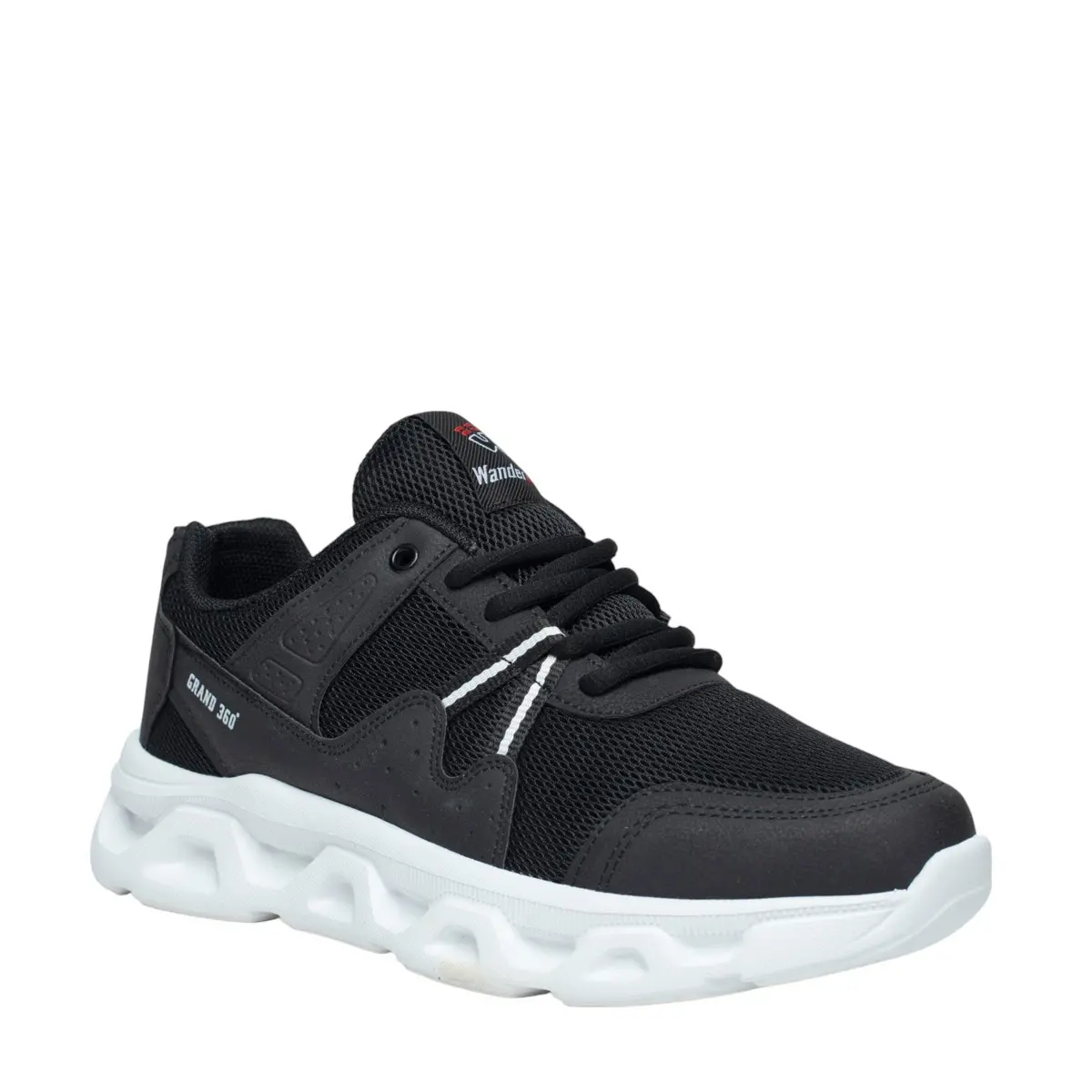 Wanderfull Erkek 4344 Anorak Siyah Beyaz