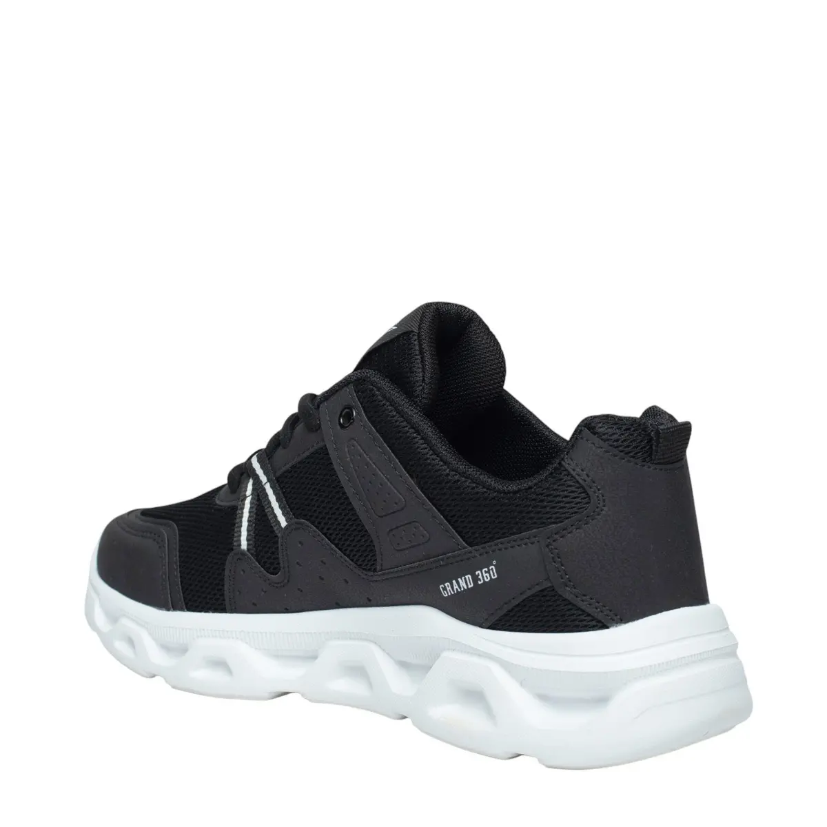 Wanderfull Erkek 4344 Anorak Siyah Beyaz