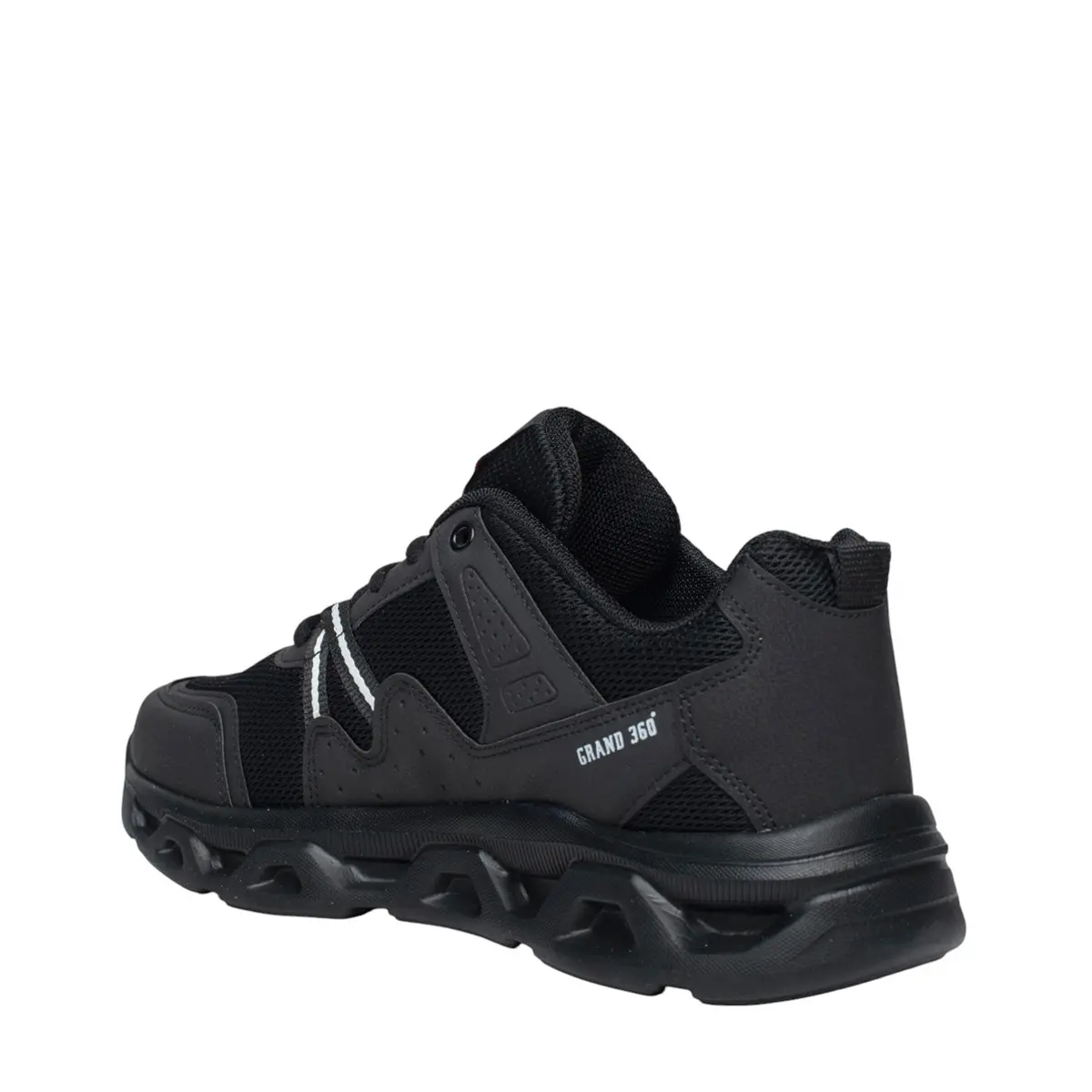 Wanderfull Erkek 4344 Anorak Siyah Beyaz Siyah