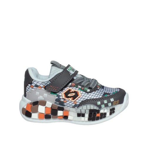 Alessio Bebe Dijital 03 Anorak Füme Beyaz - Görsel 1