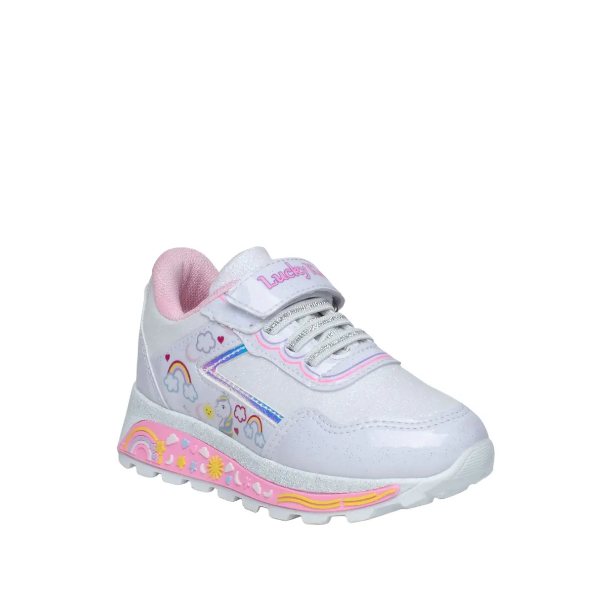 Lucky Kids Patik 3010 Cilt Simli Beyaz - Görsel 2