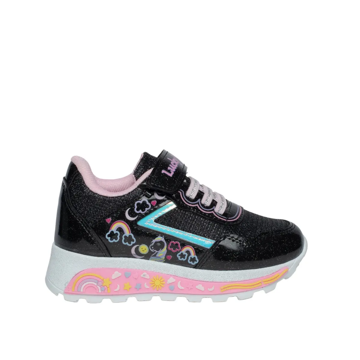 Lucky Kids Patik 3010 Cilt Simli Siyah - Görsel 1